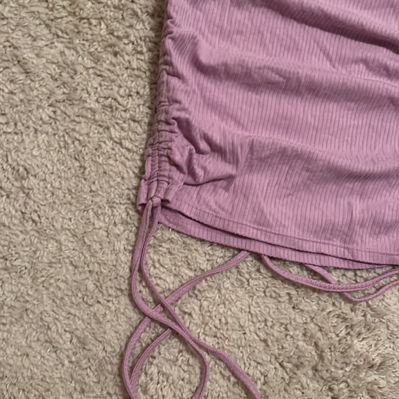 Purple Adjustable Length Dress - Picture 2 of 4